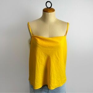 Topshop Yellow Camisole Tank Top Size 6